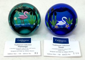 A Caithness glass paperweight, boxed, and another (2) overall condition good, no faults found, boxes