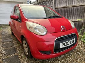 On the instructions of the Executors: a 2010 Citroen C1 VTR+ five door hatchback petrol car,