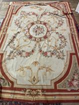 An Aubusson style needlepoint carpet, 225 x 173 cm