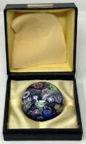 A Perthshire limited edition glass paperweight, 1972, cased overall condition good, no faults found,