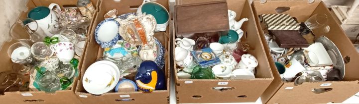 Assorted ceramics (4 boxes)