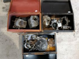 c.1930 Velocette GTP gearbox, crankcase and other parts Being sold without reserve Please note the