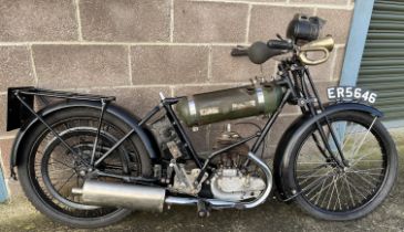 1925 BSA Model B Round Tank Being sold without reserve Registration number ER 5646 Frame number