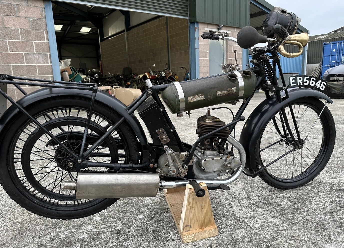 1925 BSA Model B Round Tank Being sold without reserve Registration number ER 5646 Frame number - Image 3 of 14