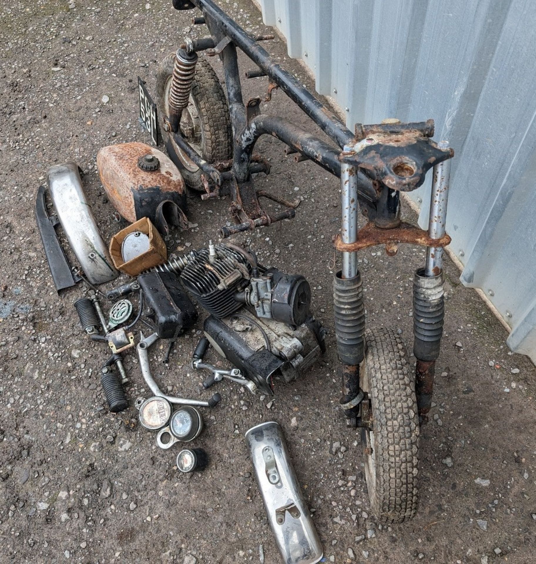 1973 Harley Davidson X90 Shortster Registration number PGH 53L Frame number 2D16483H3 Incomplete - Image 2 of 3