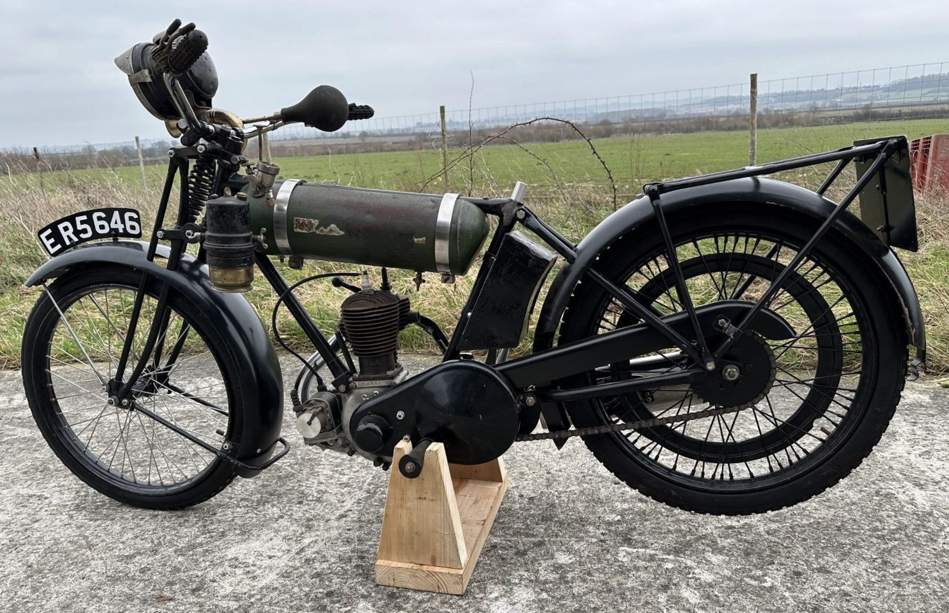 1925 BSA Model B Round Tank Being sold without reserve Registration number ER 5646 Frame number - Image 4 of 14