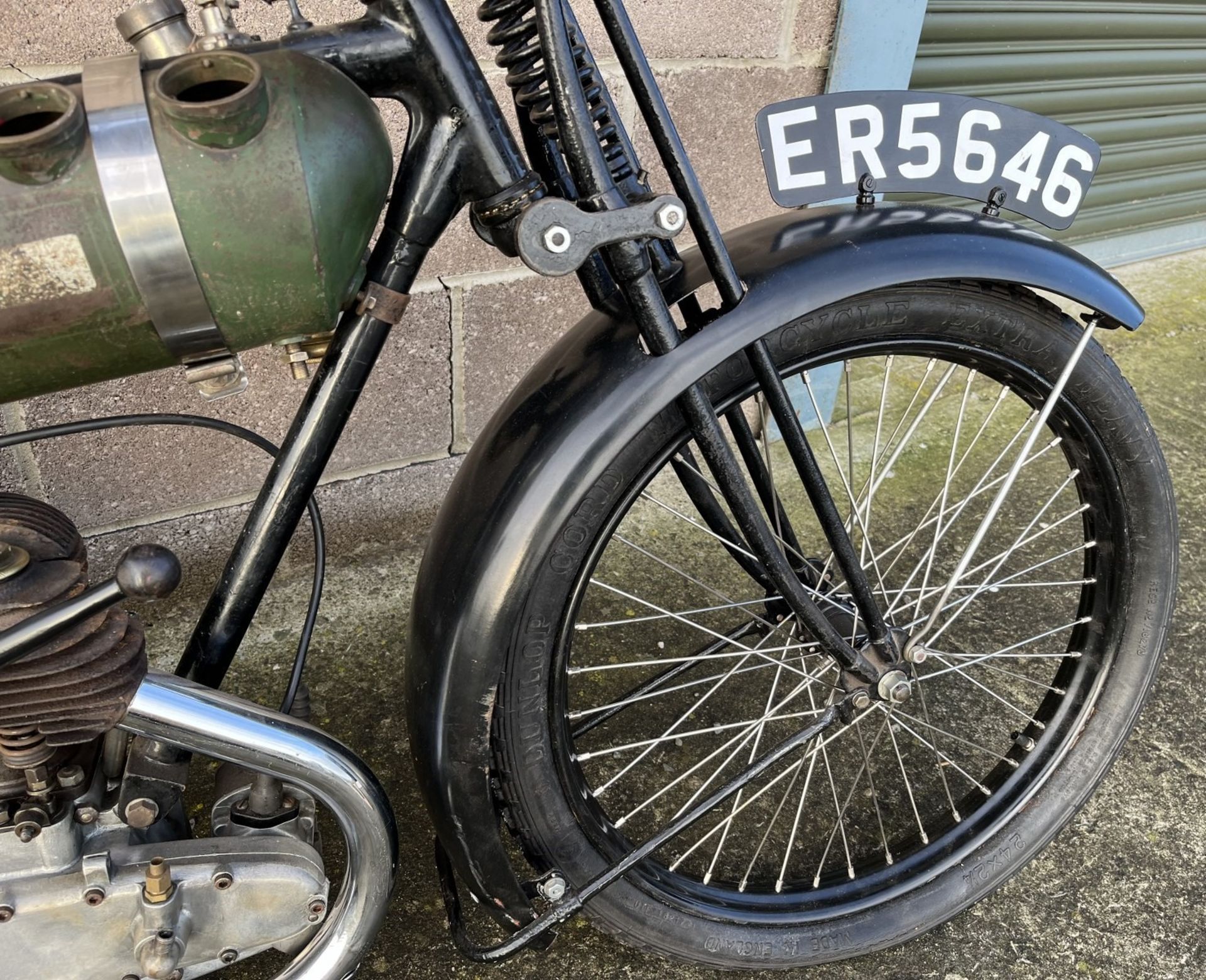 1925 BSA Model B Round Tank Being sold without reserve Registration number ER 5646 Frame number - Image 8 of 14