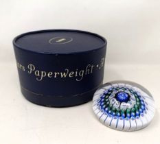 A Whitefriars Triple XXX paperweight, 1951, boxed