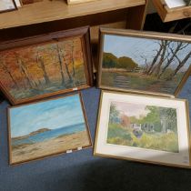 Assorted pictures by Ken Laurence (qty) Provenance: from the studio collection of local amateur