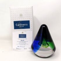 A Caithness paperweight, by Helen McDonald, boxed