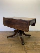 A mahogany Pembroke table, 90 cm wide