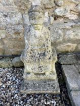 A composite stone Buddha