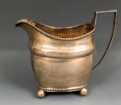 A George III silver jug, London 1806, 5.2 ozt