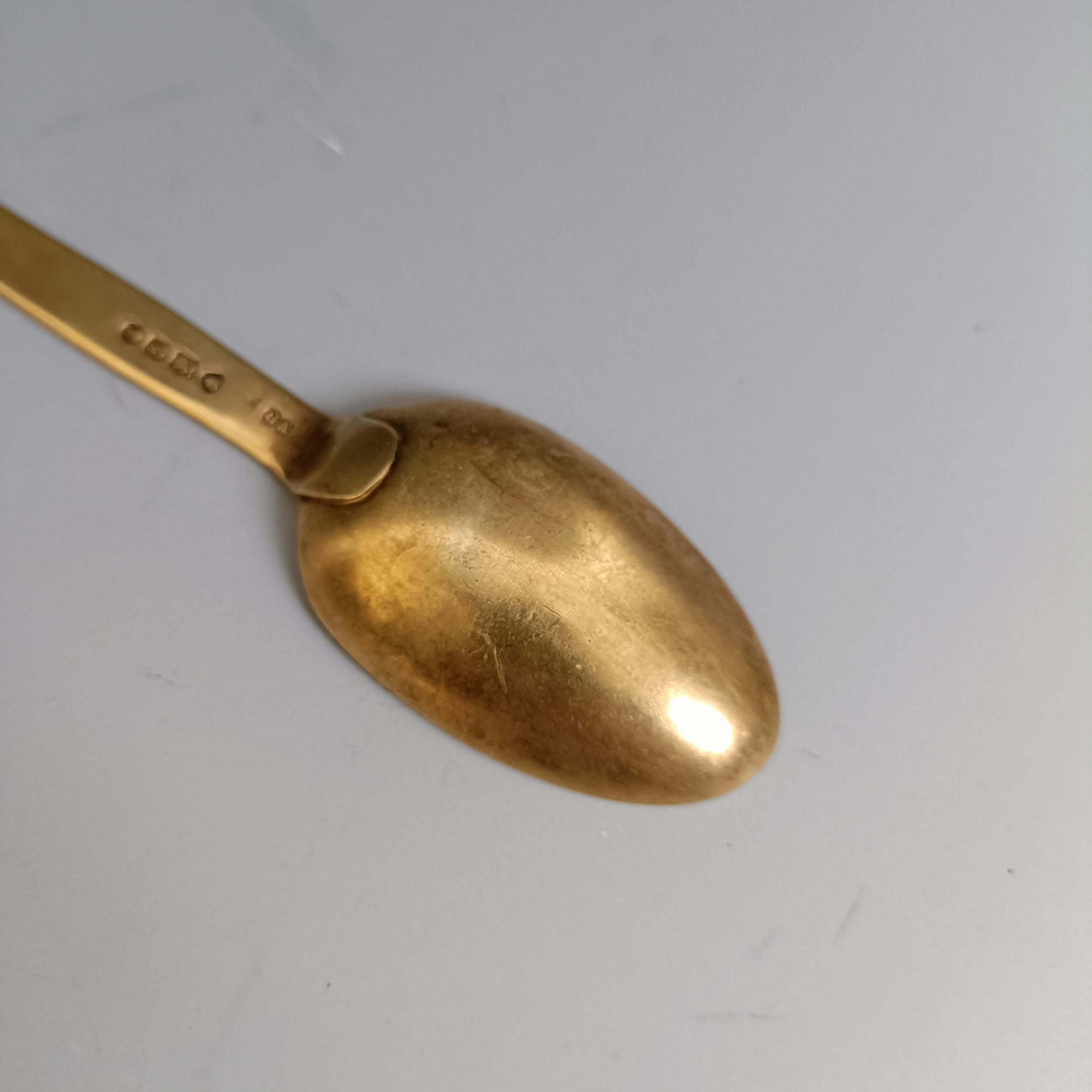 A Victorian silver gilt medicine spoon, London 1871, 21 g overall length: 12.7 cm approx width of - Image 6 of 8