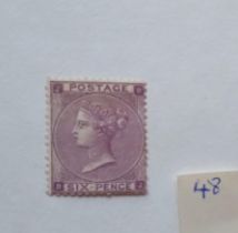 An 1862 6d lilac, mint, full gum, lightly mounted, cat £2,250