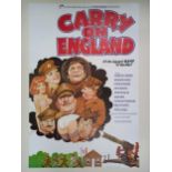 Carry On England, 1976, UK One Sheet film poster, 68.6 x 101.6 cm