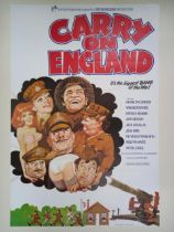 Carry On England, 1976, UK One Sheet film poster, 68.6 x 101.6 cm