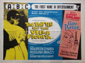 The Battle Of The Villa Fiorita/Gay Purr-ee, 1962, UK Quad (Double Bill) film poster, 76.2 x 101.6