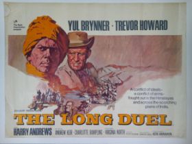 The Long Duel, 1967, UK Quad film poster, 76.2 x 101.6 cm Folded, some staining and a tear in top