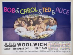 Bob And Carol And Ted And Alice, 1969, UK Quad film poster, 76.2 x 101.6 cm Folded