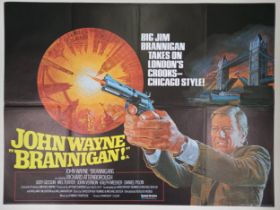 Brannigan, 1975, UK Quad film poster, 76.2 x 101.6 cm Folded