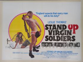 Stand Up Virgin Soldiers, 1977, UK Quad film poster, 76.2 x 101.6 cm Folded