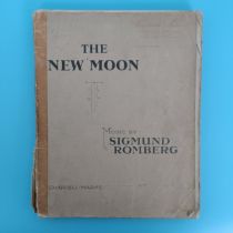 The New Moon score by Sigmund Romberg, with various handwritten notes by Pierpoint Miles, who was