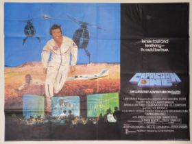 Capricorn One, 1977, UK Quad film poster, 76.2 x 101.6 cm Folded, some damage, see image