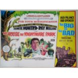The House In Nightmare Park/The Big And The Bad, 1973, UK Quad (Double Bill) film poster, 76.2 x