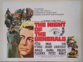 The Night Of The Generals, 1967, UK Quad film poster, 76.2 x 101.6 cm Folded