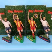 A Robert Harrop Roy Rovers figure, RR02, RR01, RR01 and RR02 (4) boxed