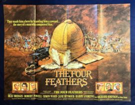 The Four Feathers, 1978, UK Quad film poster, size 40 x 30 inches, The Greek Tycoon, 1978, UK Quad