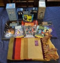 Assorted Doctor Who memorabilia, the majority relating to the first six Doctors (box)