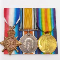 A 1914-15 Star Trio, awarded to 192214 T K Pennington AB RN Provenance: From a lifetime of medal