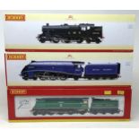 A Hornby OO gauge 4-6-2 locomotive and tender, No R2220, and R2635, R2798, all boxed (3)