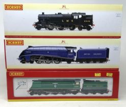 A Hornby OO gauge 4-6-2 locomotive and tender, No R2220, and R2635, R2798, all boxed (3)