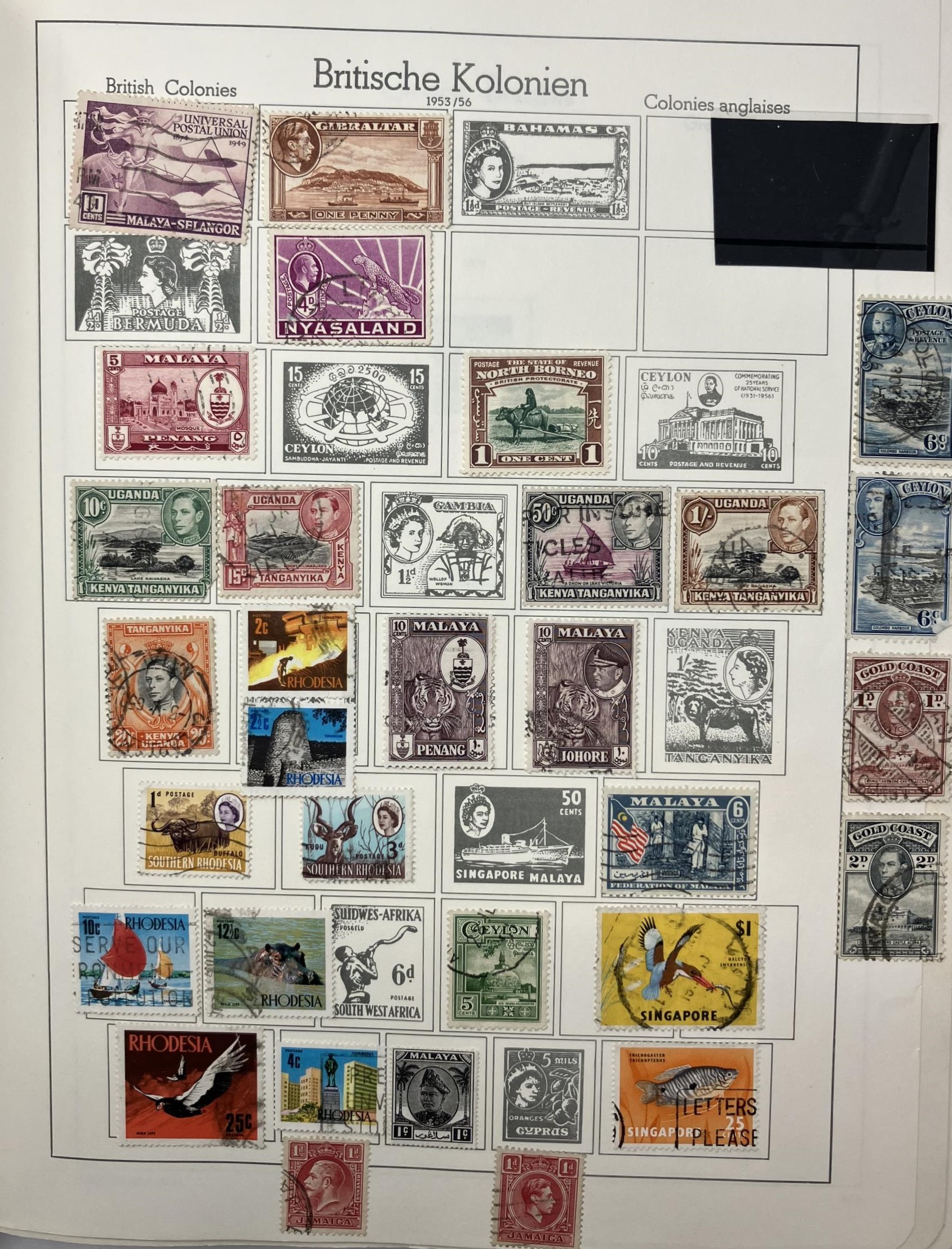 A large group of assorted world stamps, in numerous albums and loose (4 boxes) - Image 6 of 9