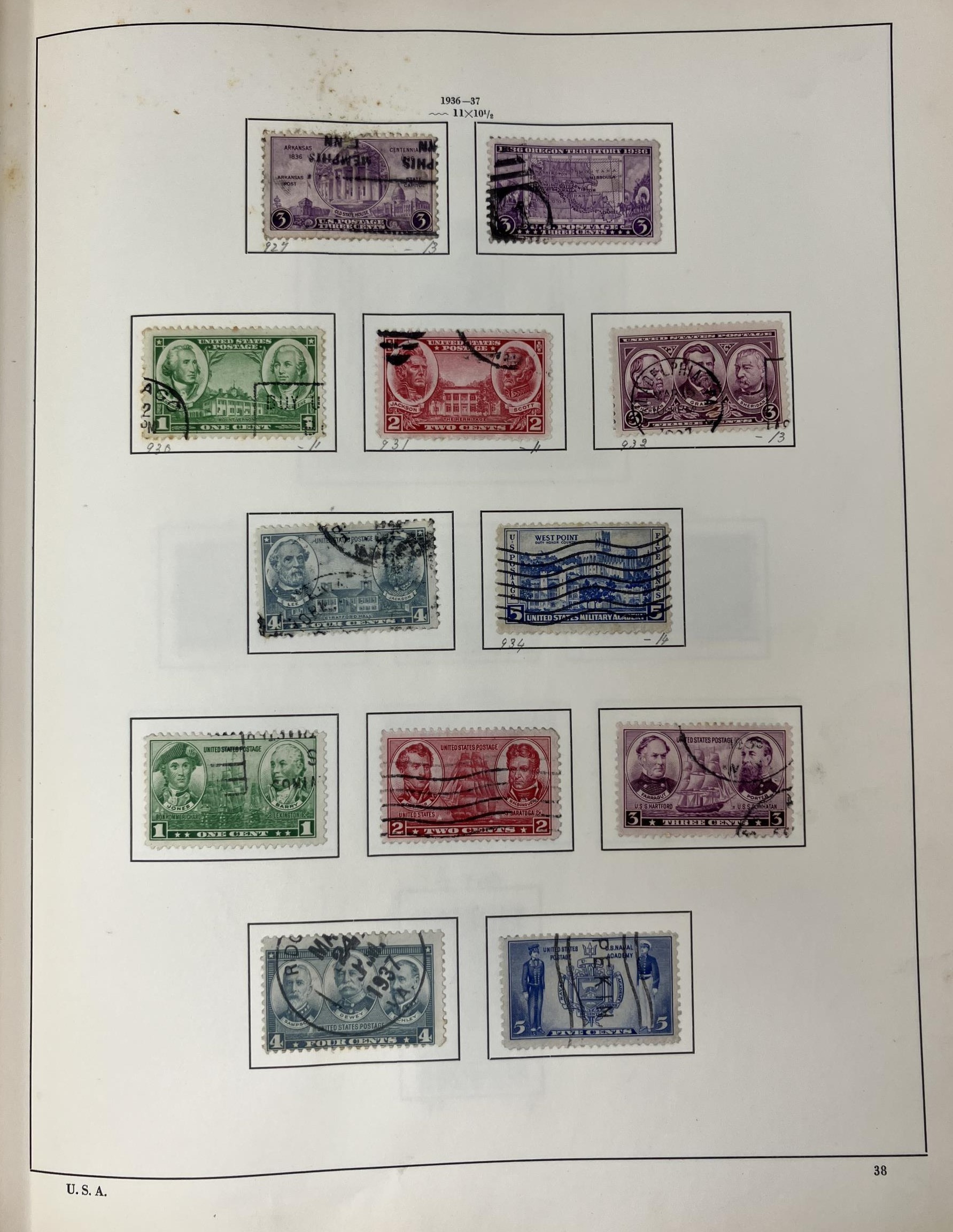 An album of American stamps, some on loose pages, an album of Pakistan stamps, and another album (4) - Image 3 of 10