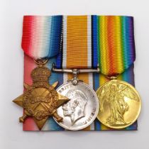 A 1914-15 Star Trio, awarded to K Warrey Sto 1 RN Provenance: From a lifetime of medal collecting