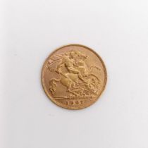 An Edward VII half sovereign, 1907