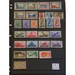 Italy - Selection of mint unmounted sets with the 1933 Zeppelin, 1935 Militia set, 1937 Child