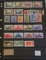 Italy - Selection of mint unmounted sets with the 1933 Zeppelin, 1935 Militia set, 1937 Child