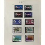 A large group of assorted world stamps, including Rhodesia, New Zealand, Papua New Guinea,