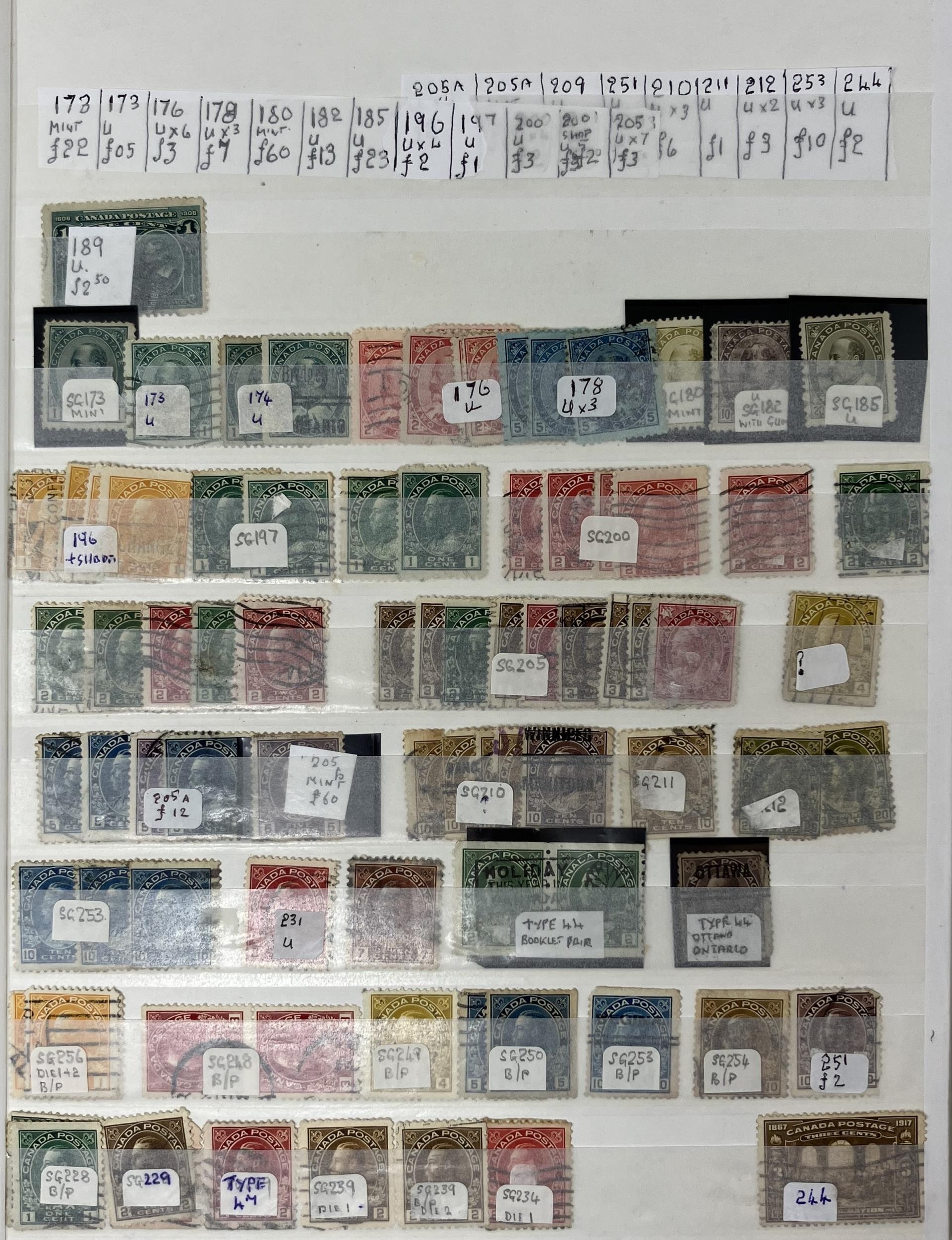 Assorted world stamps, including Australia, Canada, New Zealand and India (box) - Image 8 of 10