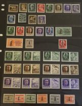 Italy - Socialist Republic overprints selection with GNR overprints, Dues, Military Government