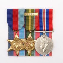 A group of three medals, attributed to P/JX 514456 Thomas Hawkins AB RN, comprising a Pacific