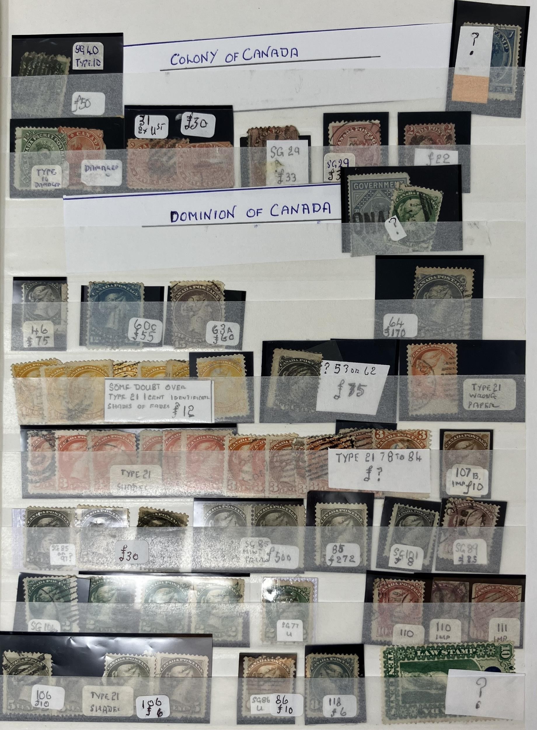 Assorted world stamps, including Australia, Canada, New Zealand and India (box) - Image 7 of 10