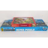 A 7500 piece super jigsaw puzzle, and a 3000 piece jigsaw puzzle (2) Provenance: Sold on behalf of