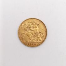 An Edward VII half sovereign, 1910