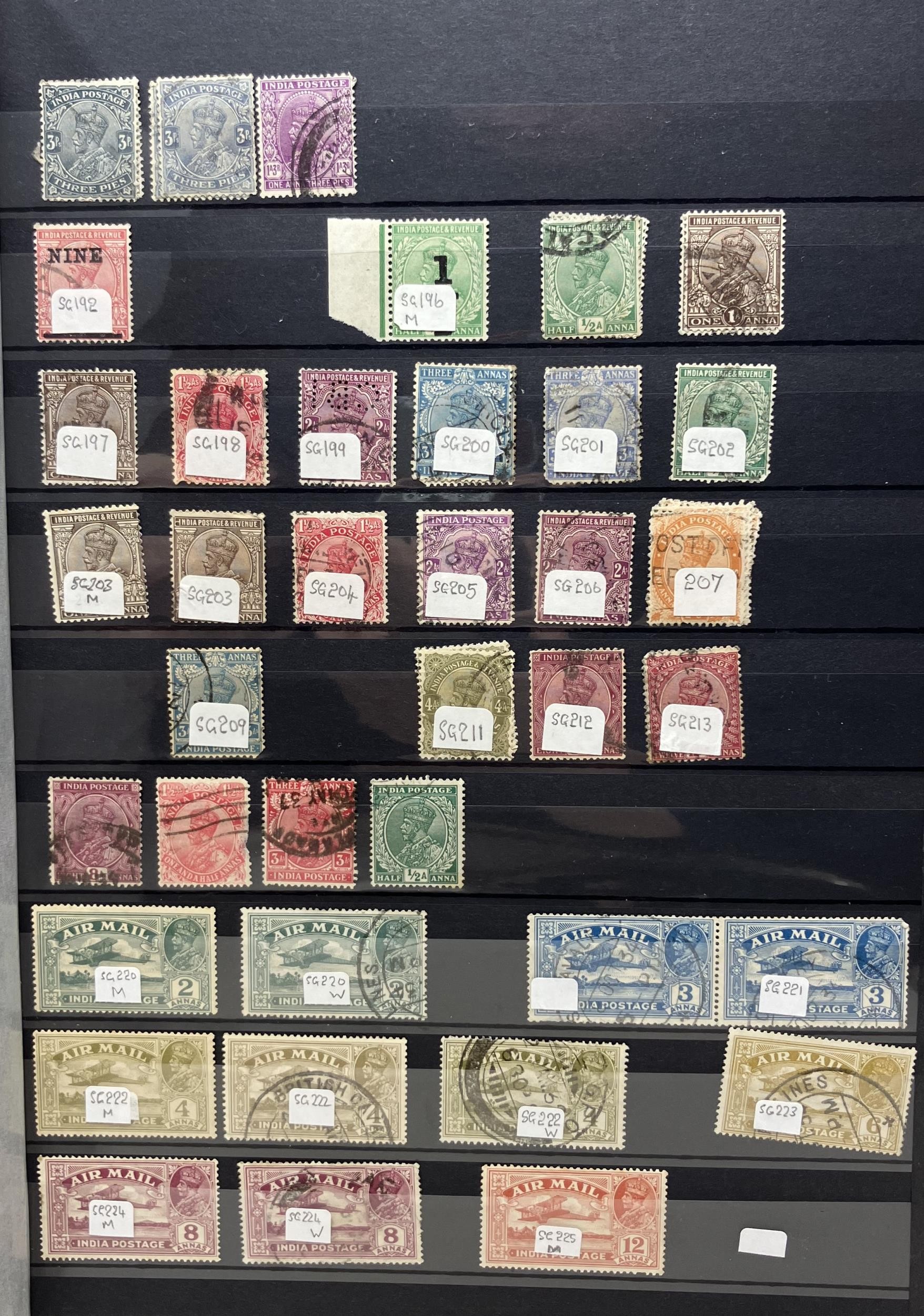 Assorted world stamps, including Australia, Canada, New Zealand and India (box) - Image 10 of 10